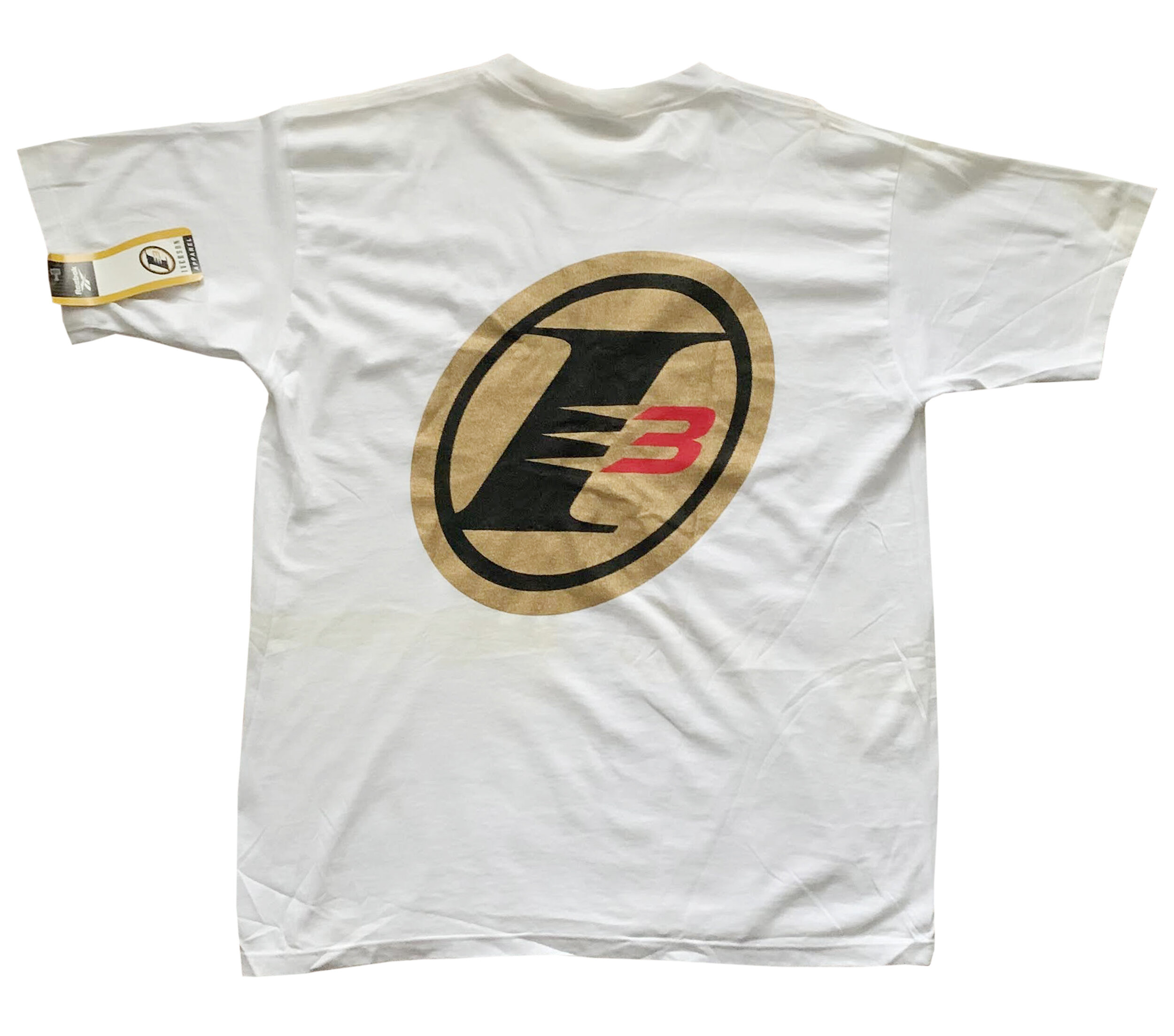 Vintage Reebok Allen Iverson I3 Big Logo T Shirt (Size L, Flawed